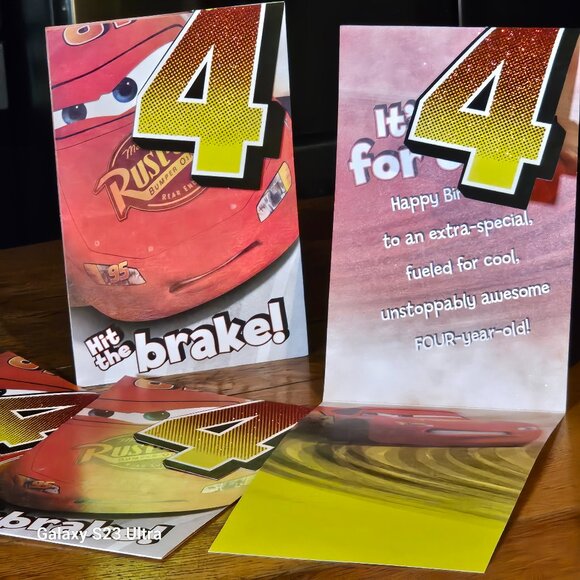 American Greetings Other Disney Cars Rusty 4th Happy Birthday